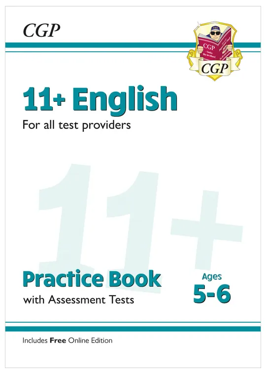 11+ English Practice Book & Assessment Tests - Ages 5-6 (for all test providers)