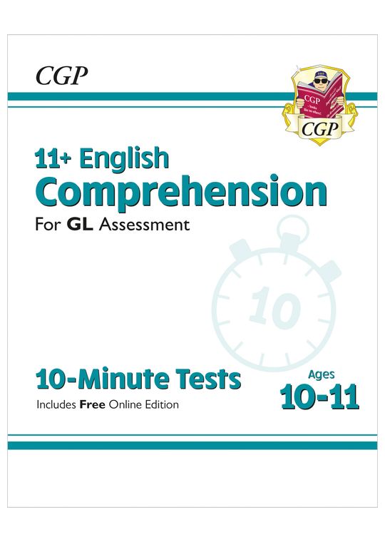 11+ GL 10-Minute Tests: English Comprehension - Ages 10-11 (with Online Edition)