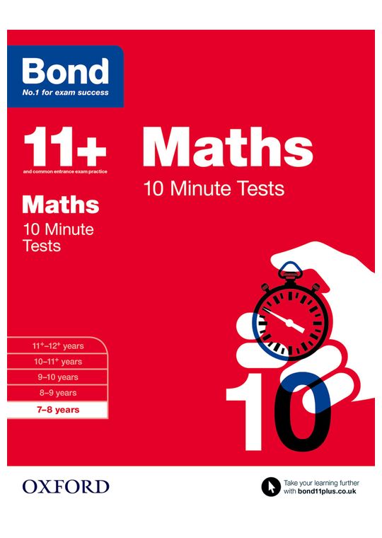11+ Maths 10-Minute Tests (Ages 7-8)