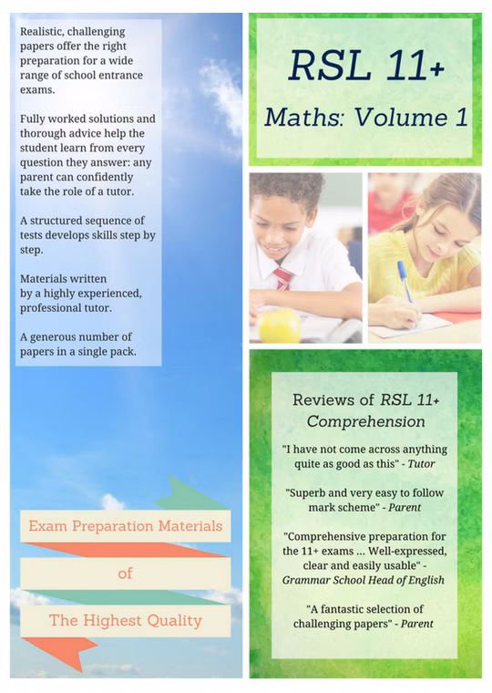 11+ Maths Practice Papers (Ages 10-11)