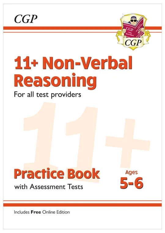 11+ Non-Verbal Reasoning Practice Book & Assessment Tests - Ages 5-6 (for all test providers)