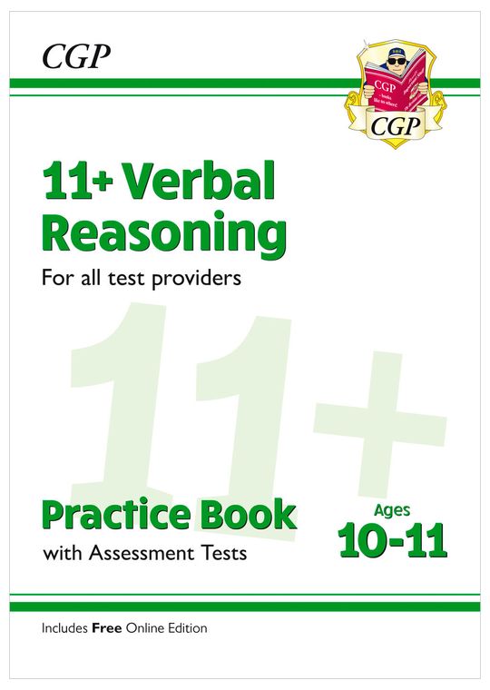11+ Verbal Reasoning Practice Book & Assessment Tests - Ages 10-11 (for all test providers)