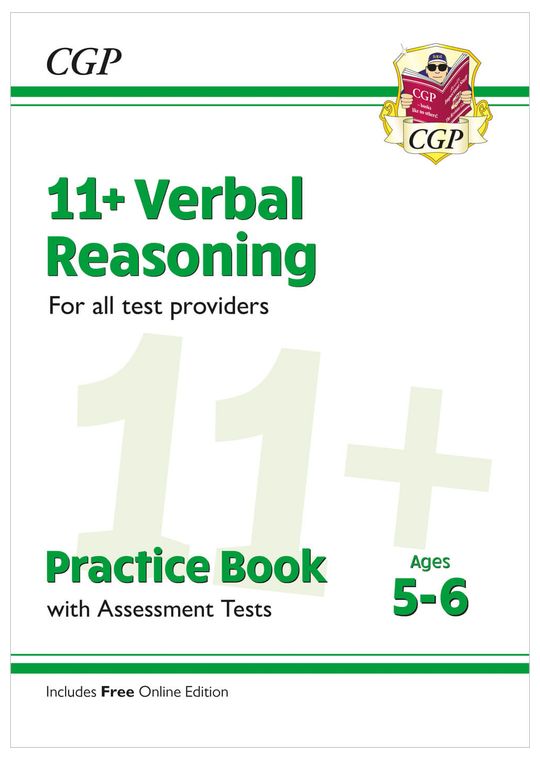 11+ Verbal Reasoning Practice Book & Assessment Tests - Ages 5-6 (for all test providers)