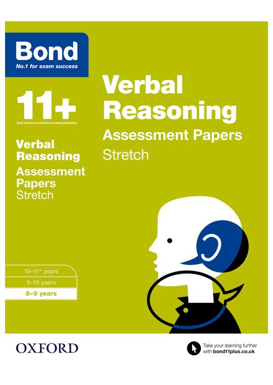 11+ Verbal Reasoning Stretch Tests (Ages 8-9)