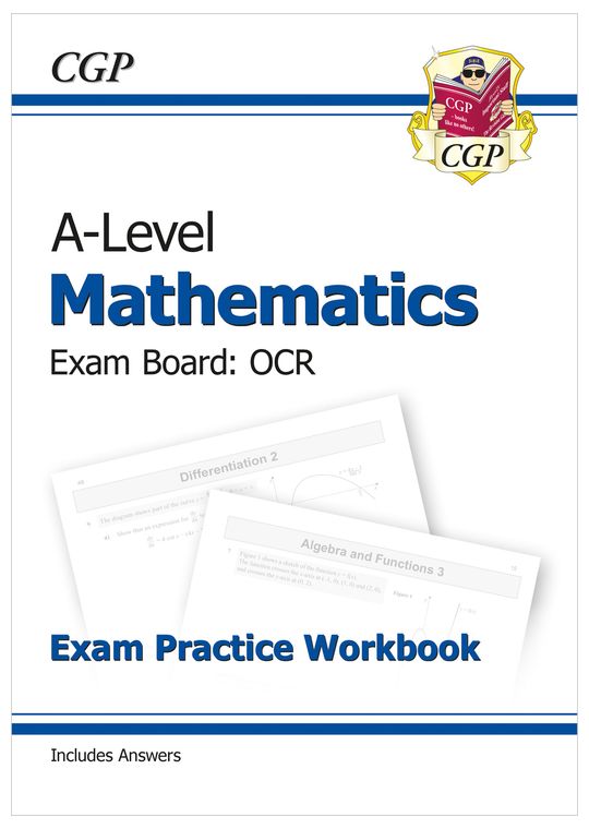 A-Level Maths OCR Exam Practice Workbook (includes Answers)