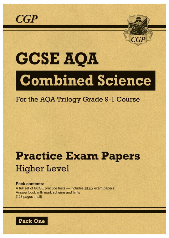 AQA GCSE Combined Science Practice Papers Higher Pack 1 (Ages 15-16)
