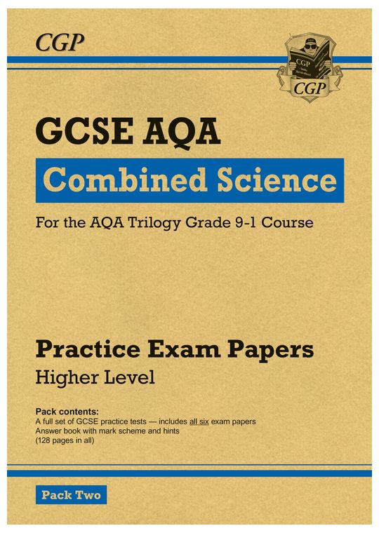 AQA GCSE Combined Science Practice Papers Higher Pack 2 (Ages 15-16)