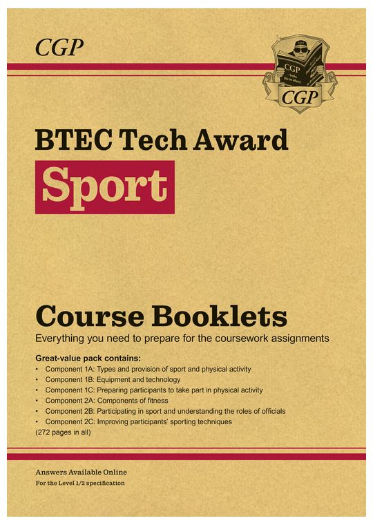 BTEC Tech Award in Sport: Course Booklets Pack (with Online Edition)