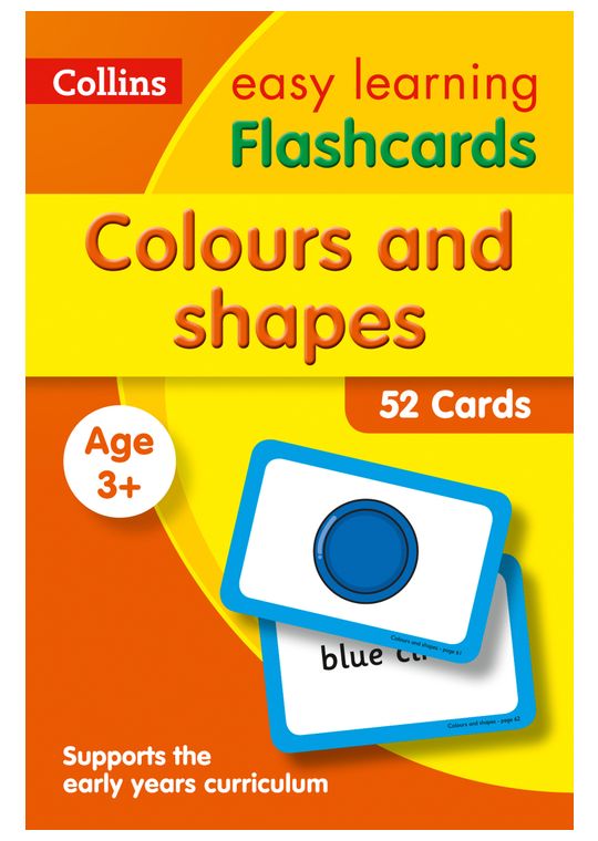 Colour & Shapes Flashcards (Ages 3-5)