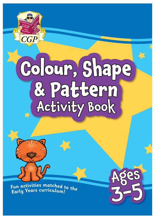 Colour, Shape & Pattern Maths Activity Book for Ages 3-5