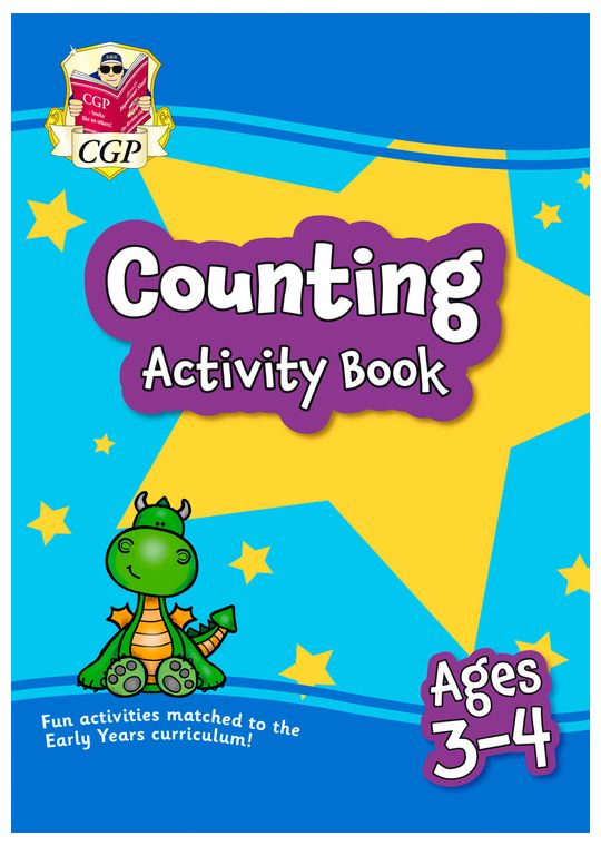 Counting Activity Book for Ages 3-4 (Preschool)