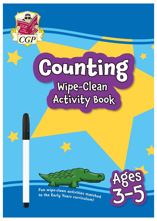 Counting Wipe-Clean Activity Book for Ages 3-5 (with pen)