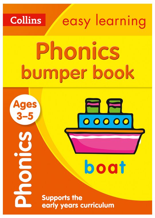 Easy Learning Phonics Bumper Workbook (Ages 3-5)