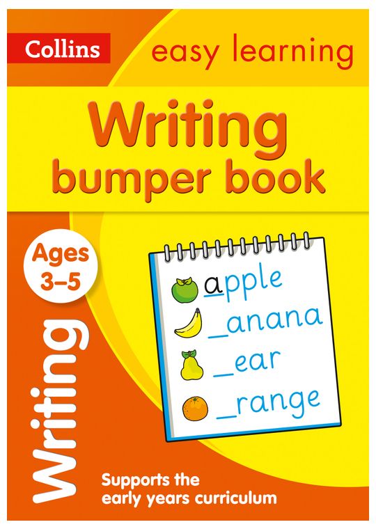 Easy Learning Writing Bumper Workbook (Ages 3-5)