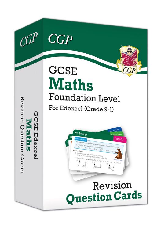 Edexcel GCSE Maths Revision Question Cards Foundation (Ages 15-16)