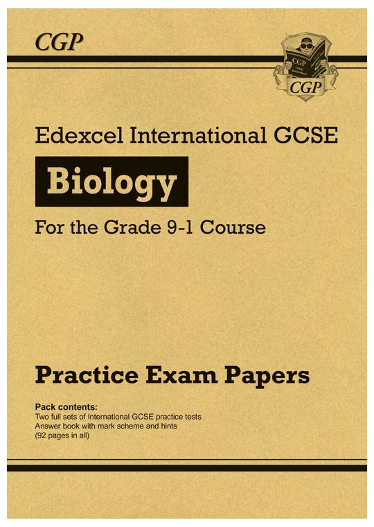 Edexcel International GCSE Biology Practice Papers