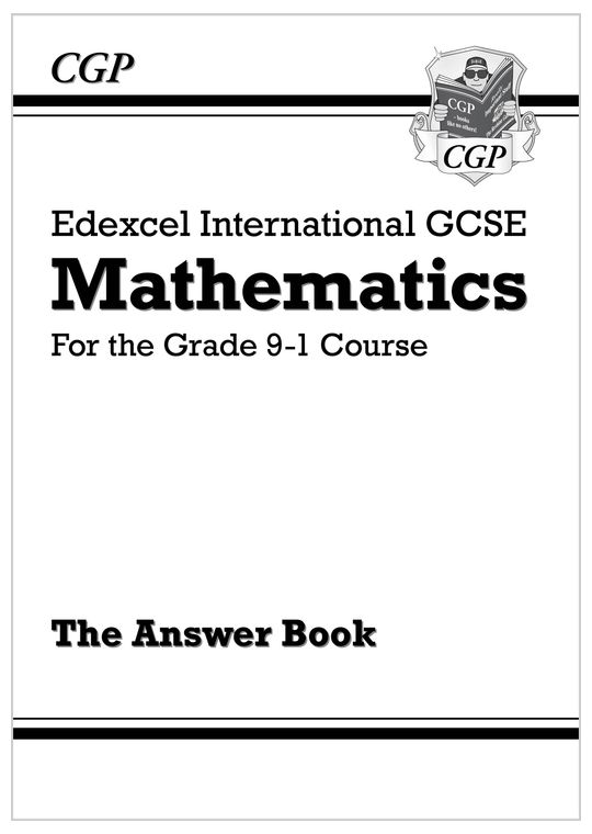 Edexcel International GCSE Maths Answers for Workbook