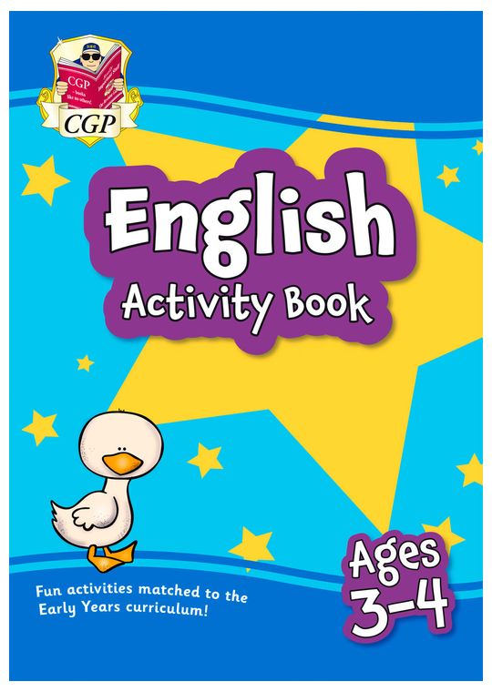 English Activity Book for Ages 3-4 (Preschool)