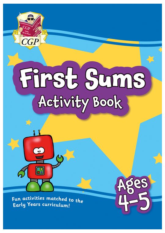First Sums Activity Book for Ages 4-5 (Reception)