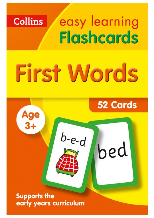 First Words Flashcards (Ages 3-5)