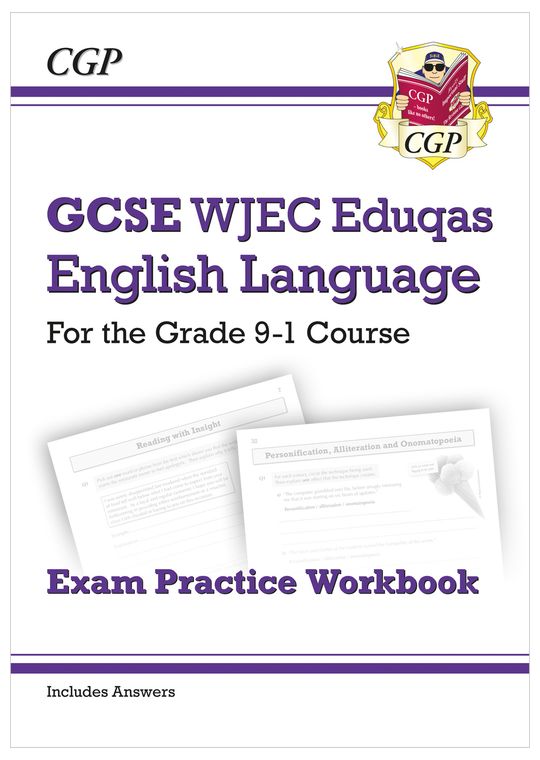 GCSE English Language WJEC Eduqas Exam Practice Workbook (includes Answers)