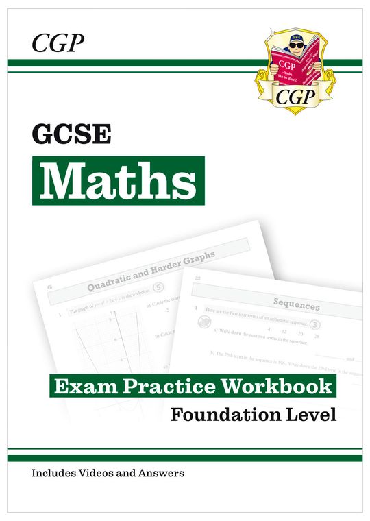 GCSE Maths Exam Practice Workbook: Foundation - includes Video Solutions and Answers