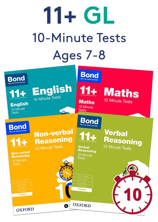 GL 11+ 10-Minute Tests Pack (Ages 7-8)
