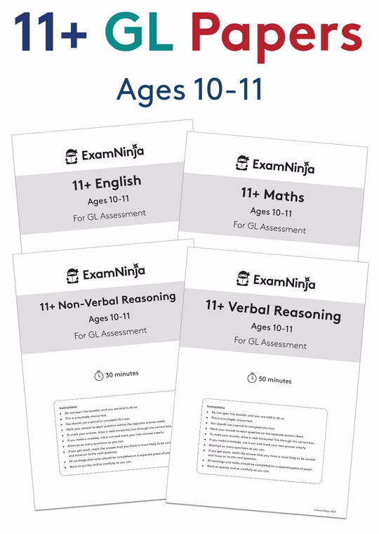 GL 11+ Essential Practice Papers Download (Ages 10-11)