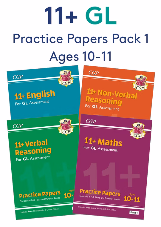 GL 11+ Practice Papers Pack 1 (Ages 10-11)