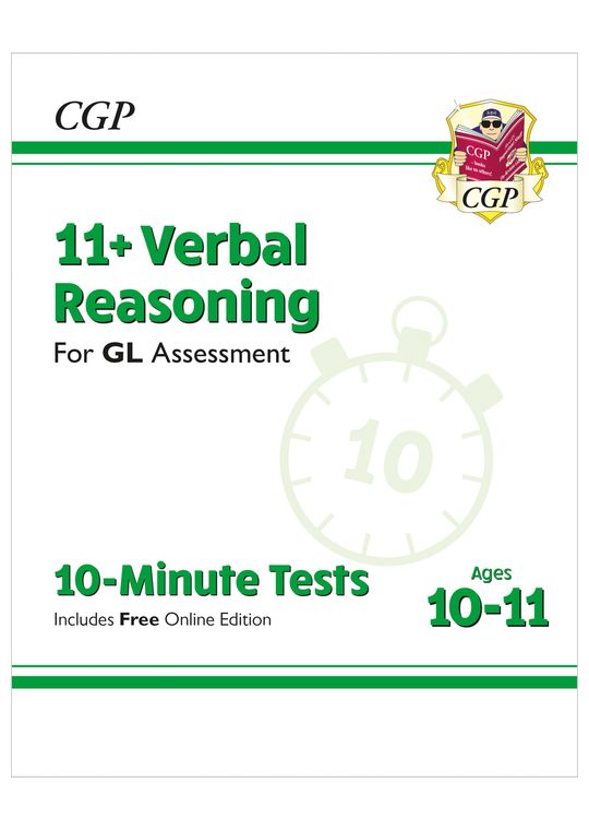 GL 11+ Verbal Reasoning 10-Minute Tests (Ages 10-11)