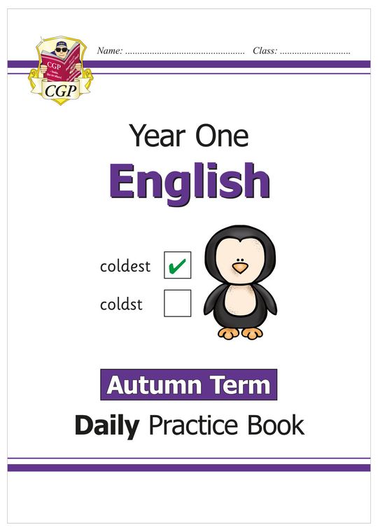 KS1 English Year 1 Daily Practice Book: Autumn Term