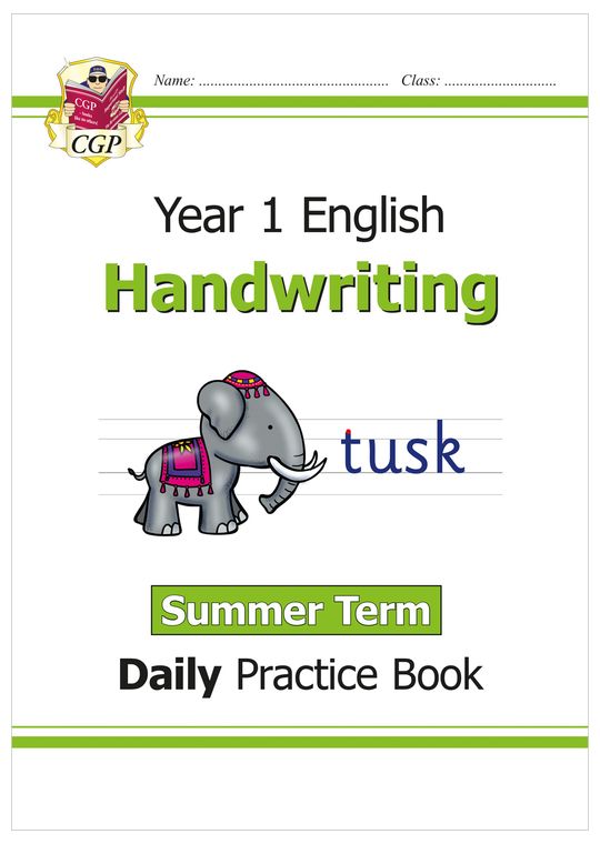 KS1 Handwriting Year 1 Daily Practice Book: Summer Term