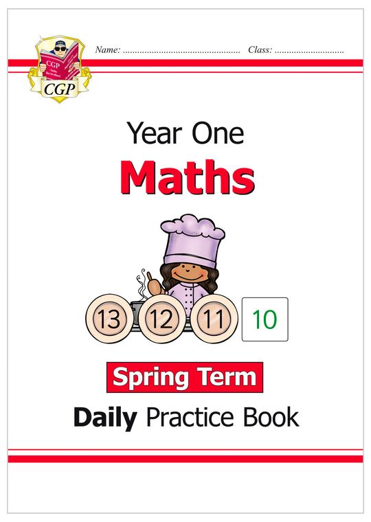 KS1 Maths Year 1 Daily Practice Book: Spring Term