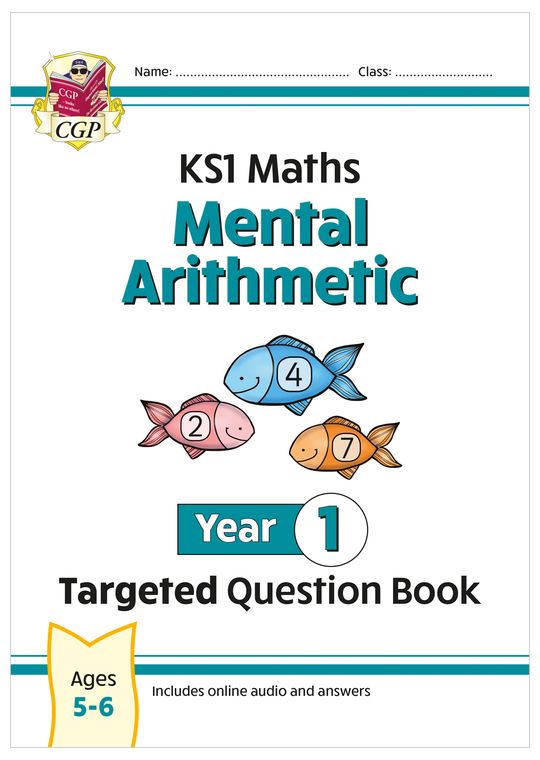 KS1 Maths Year 1 Mental Arithmetic Targeted Question Book (incl. Online Answers & Audio Tests)