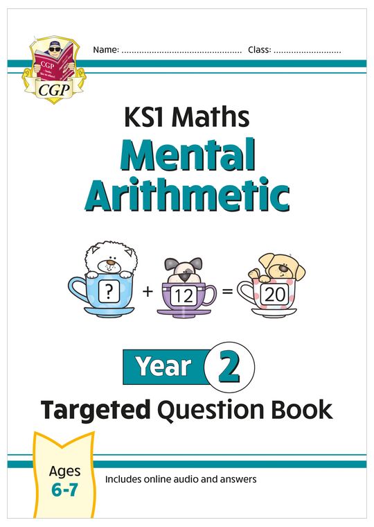 KS1 Maths Year 2 Mental Arithmetic Targeted Question Book (incl. Online Answers & Audio Tests)