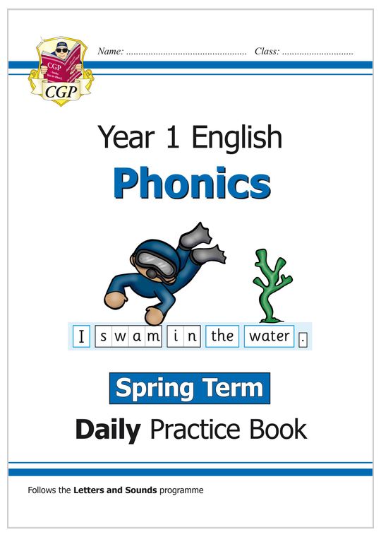 KS1 Phonics Year 1 Daily Practice Book: Spring Term