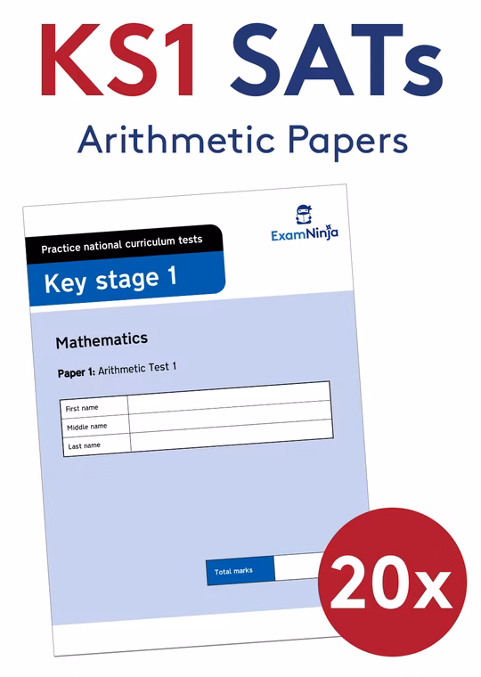 KS1 SATs Arithmetic Practice Papers Download (Ages 6-7)