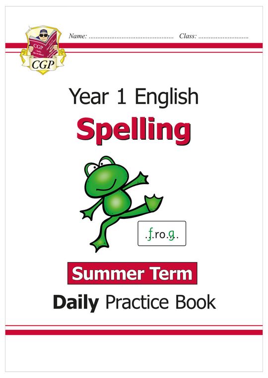 KS1 Spelling Year 1 Daily Practice Book: Summer Term