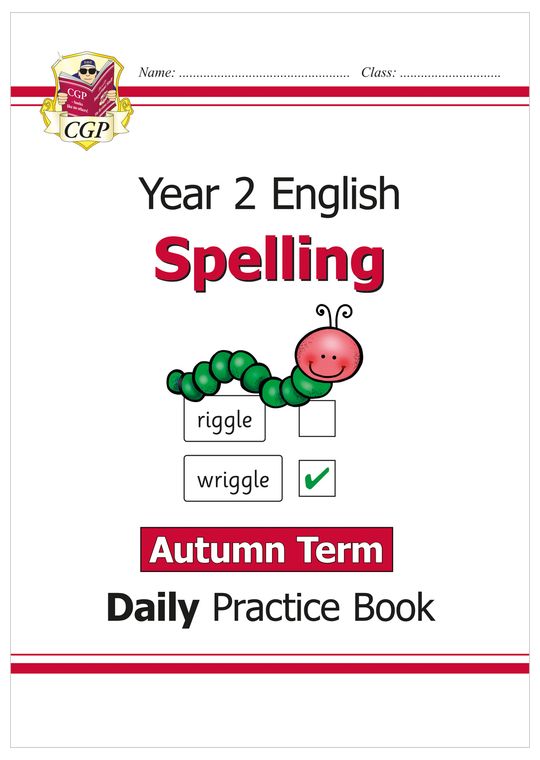 KS1 Spelling Year 2 Daily Practice Book: Autumn Term