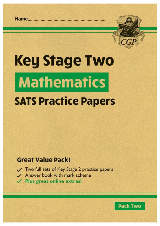 KS2 Maths SATS Practice Papers: Pack 2 - for the 2024 tests (with free Online Extras)