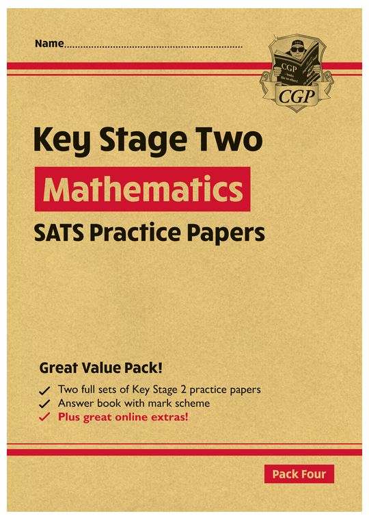 KS2 Maths SATS Practice Papers: Pack 4 - for the 2024 tests (with free Online Extras)