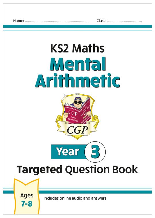 KS2 Maths Year 3 Mental Arithmetic Targeted Question Book (incl. Online Answers & Audio Tests)