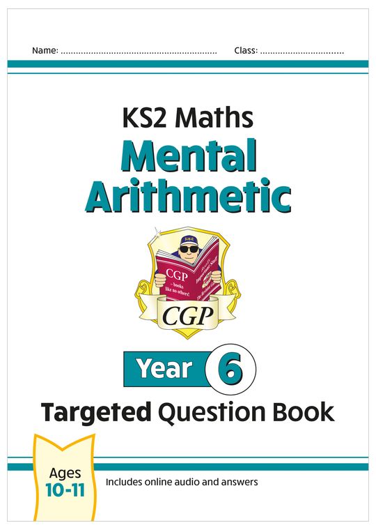 KS2 Maths Year 6 Mental Arithmetic Targeted Question Book (incl. Online Answers & Audio Tests)