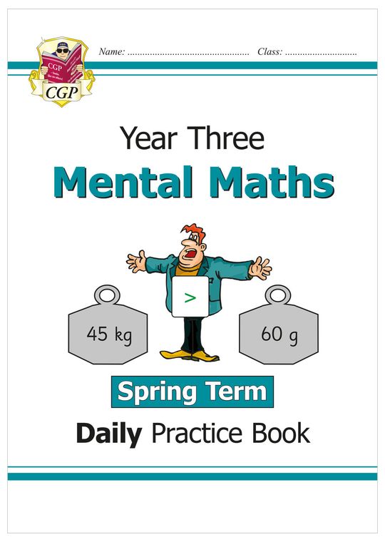 KS2 Mental Maths Year 3 Daily Practice Book: Spring Term