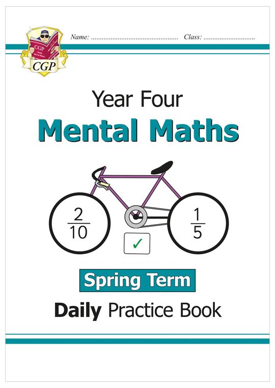 KS2 Mental Maths Year 4 Daily Practice Book: Spring Term