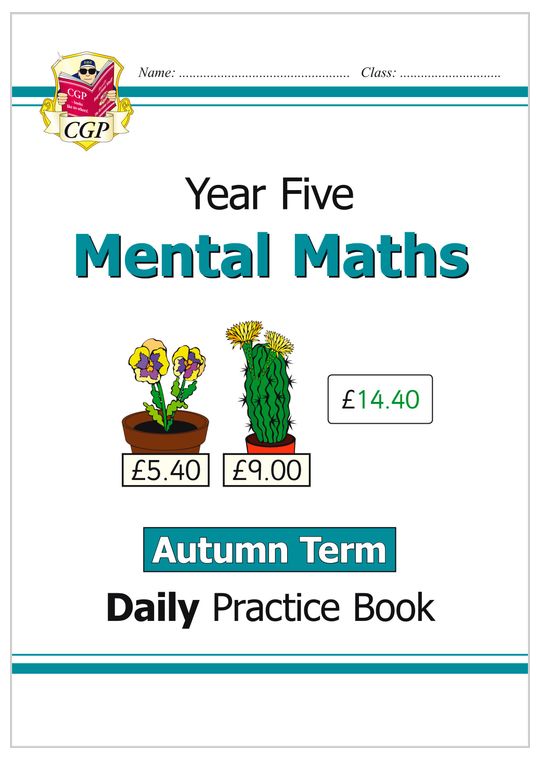 KS2 Mental Maths Year 5 Daily Practice Book: Autumn Term