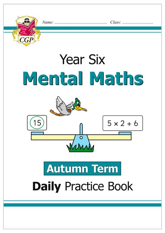 KS2 Mental Maths Year 6 Daily Practice Book: Autumn Term