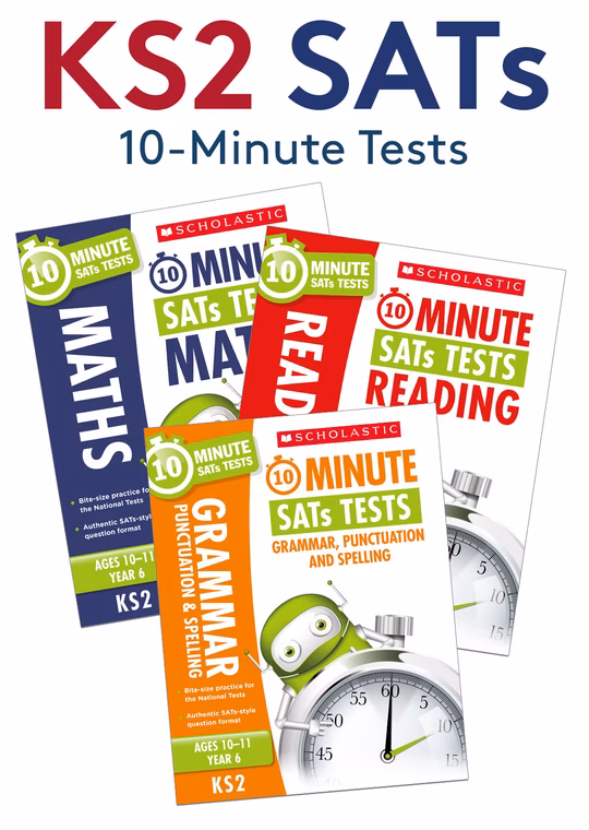 KS2 SATs 10-Minute Tests Pack (Ages 10-11)