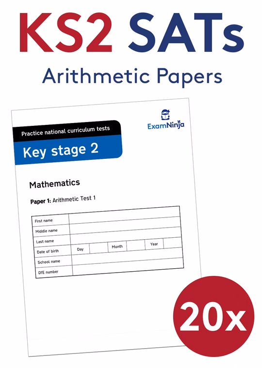 KS2 SATs Arithmetic Practice Papers Download (Ages 10-11)