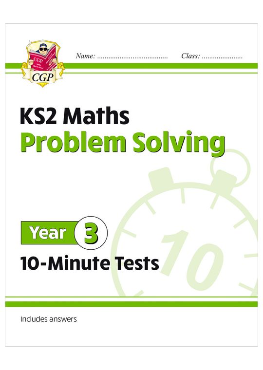 KS2 Year 3 Maths 10-Minute Tests: Problem Solving